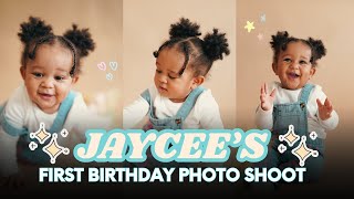 Jaycee 1st Birthday Photo Shoot [upl. by Dynah400]