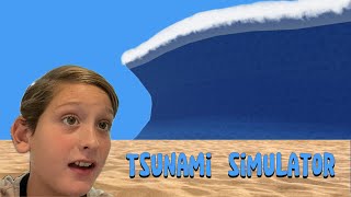 tsunami simulator [upl. by Yalhsa]