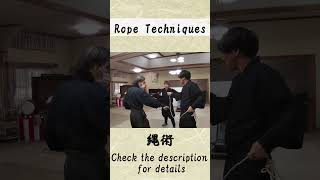 shorts Rope techniques of ninja [upl. by Suoivatra]