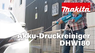 Makita AkkuDruckreiniger DHW180 [upl. by Wing]