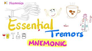 Essential Tremors Mnemonic  Types of Tremors  Neurology [upl. by Antonetta]