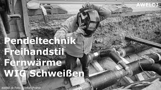 Pendeltechnik Freihandstil TIPPS Rohrschweißen in der Fernwärme im Verbau YouTube Channel Full HD [upl. by Addie659]