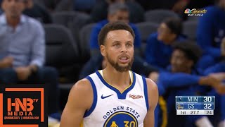 Golden State Warriors vs Minnesota Timberwolves  1st Qtr Highlights  October 10 2019 NBA Preseason [upl. by Anivla]