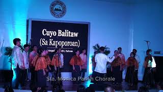 TOTING amp CUYO BALITAW Sa Kapoporoan  STA MONICA PARISH CHORALE Cuyonon Folk Song [upl. by Tybie595]