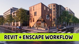 RevitEnscape 31  Exterior Render Tutorial  Workflow 12 [upl. by Blayne]