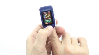 Fingertip Pulse Oximeter Lk87 Unboxing 4K [upl. by Ahsier924]