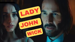 Ballerina  A John Wick Spinoff TRAILER REVIEW IN HINDI [upl. by Llemor]