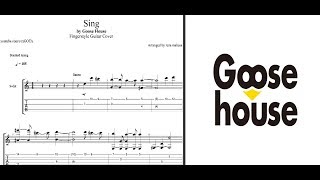 Sing by Goose house  Fingerstyle Guitar Tutorial【TAB】 [upl. by Norvil]