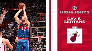 Highlights Davis Bertans puts up 19 at Heat  122821 [upl. by Relyhcs]