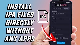 Sideload IPA Online  Install IPA Directly on iPhone No 3rd Party Apps [upl. by Doherty]