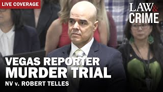 LIVE Vegas Reporter Murder Trial — NV v Robert Telles — Day 2 [upl. by Artenehs]