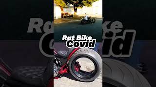 Rat Bike Covid teste 1 Hubless Wheel roda rat bike motorcycle motoclubes harleydavidson [upl. by Mchale]