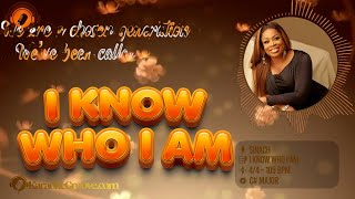 Sinach – I Know Who I Am Karaoke Instrumental  Lyrics With Backing Vocals [upl. by Arbas]