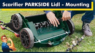 PARKSIDE Electric Scarifier  Aerator from Lidl unboxing and mounting [upl. by Daffi]