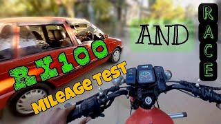 yamaha rx 100 real mileage test best bike in 2stroke🔥  NS1027 vloger [upl. by Anahsek]