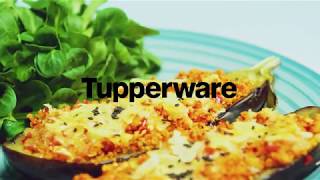 Tupperware  Grilled Stuffed Eggplant with MicroPro Grill [upl. by Johannah]