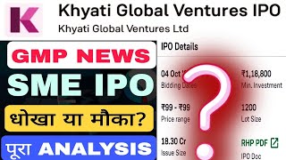 Khyati Global Ventures ipo  StockSadhan [upl. by Notsrik109]