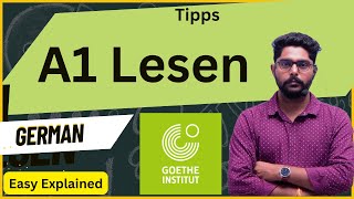 Lesen A1 tipps  Exam Tipps Goethe [upl. by Eerehs]