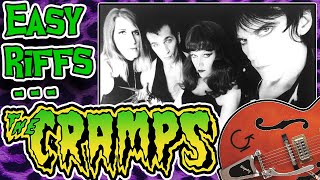 The Cramps  Easy Guitar Lesson The Most Exalted Potentate Of Love [upl. by Yesnek]