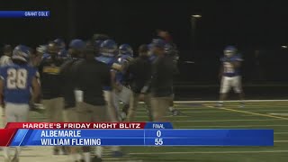 Hardees Friday Night Blitz  Albemarle at William Fleming [upl. by Emia]