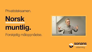 Norsk  Muntlig eksamen [upl. by Einehpets]