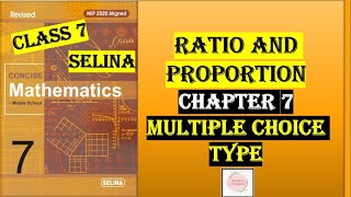 RATIO AND PROPORTION  MULTIPLE CHOICE TYPE [upl. by Alburg]