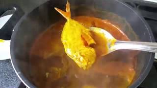 Sri Lankan puliyanam kaalai sothi spicy fish sothi kaaral meen  manja thanni [upl. by Enaira191]