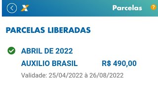 AUXÍLIO BRASIL VALOR MÊS DE ABRIL E AUXÍLIO GÁS APLICATIVO ATUALIZADO [upl. by Peltier]