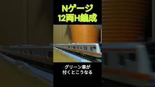 【12両高速通過】中央線グリーン車をリベンジで作ってみた！② short nゲージ 鉄道模型 グリーン車 中央線快速 [upl. by Kern]