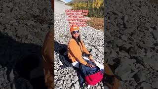 Beautiful view of the larch Trees and Rocky Mountains adventure canada hiking [upl. by Htnamas]