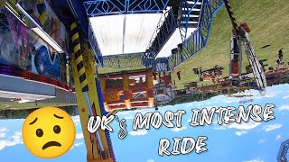 Surviving The UKs Most Intense Ride GAME OVER 065mph in 2 seconds Mondial Capriolo AIRMAXX [upl. by Moise607]