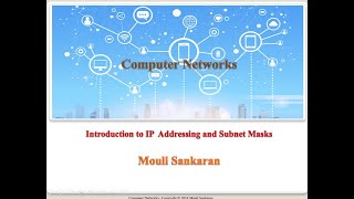 Computer Networks Introduction to IP Addressing and Subnet masks [upl. by Neibart]