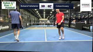 Hudson River Pickleball Opening Tournament  BulsaraValladares vs CohenAnsary 40 Mens Doubles [upl. by Pitts]