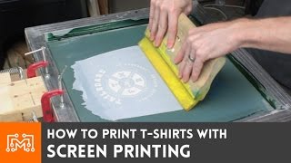 Screen Print Your Own Tshirts  HowTo  I Like To Make Stuff [upl. by Iluj]