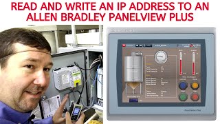 How to Read an IP Address of an Allen Bradley Panelview Plus [upl. by Maillij]