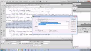 FInd and Replace Tips in Dreamweaver [upl. by Hpejsoj787]