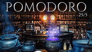 Hogwarts Potions Class 📚 POMODORO Study Session 255  Harry Potter Ambience 📚 Focus Relax amp Study [upl. by Dorsy]