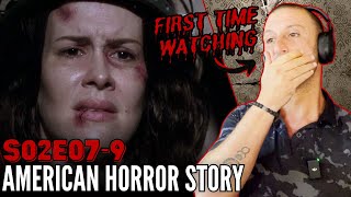 SOBER GUY watches  AMERICAN HORROR STORY  for the FIRST TIME S02E07E09 [upl. by Zebe]