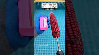 New corn peeling world record time ⏱️😳 [upl. by Adehsar18]