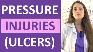 Pressure Ulcers Injuries Stages Prevention Assessment  Stage 1 2 3 4 Unstageable NCLEX [upl. by Neddy]