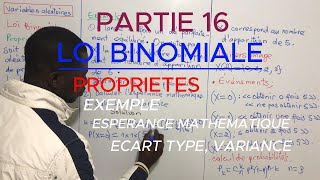 PROBABILITEPARTIE16LOI BINOMIALE [upl. by Rochette]