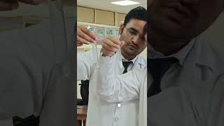 pharmacypracticals purity test of purified water 💦💦 youtubeshorts khmc medicos [upl. by Fidelas]