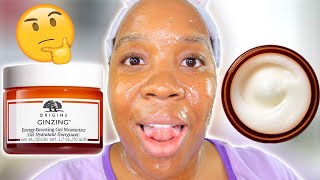 I tried Origins Oil Free GinZing Energy Boosting Gel Moisturizer Origins GinZing Gel Moisturizer [upl. by Enelyt]