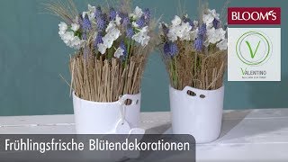 Blütendeko  DIY Frühlingsdeko  spring decoration  BLOOM’s Floristik [upl. by Maryanna]