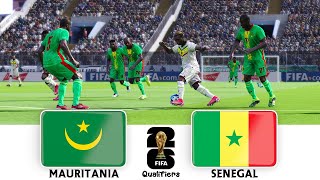 🔴MAURITANIA vs SENEGAL ⚽ FIFA WORLD CUP 2026 QUALIFIERS ⚽ Football Gameplay PREDICTION HD [upl. by Litnahc]