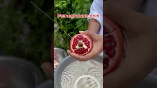 Pomegranate peeling🔪 pomegranate peeling like subscribe [upl. by Htes]