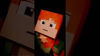 MINECRAFT STEVE AND ALEX UNCOMPLICATED LOVE 😭😭😭minecraftshortsPIKAAA57 [upl. by Halland]