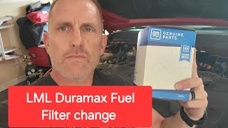 Duramax 66 LML Fuel Filter how to 2011 to 2016 Chevy and GMC [upl. by Ecertal88]