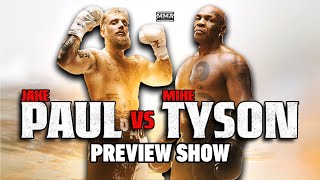 🔴 Jake Paul vs Mike Tyson LIVE Preview Show  MMA Fighting [upl. by Nebra505]