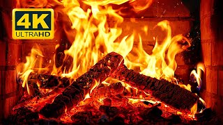 🔥 Cozy Fireplace 4K 12 HOURS Fireplace with Crackling Fire Sounds Crackling Fireplace 4K [upl. by Ynnad]